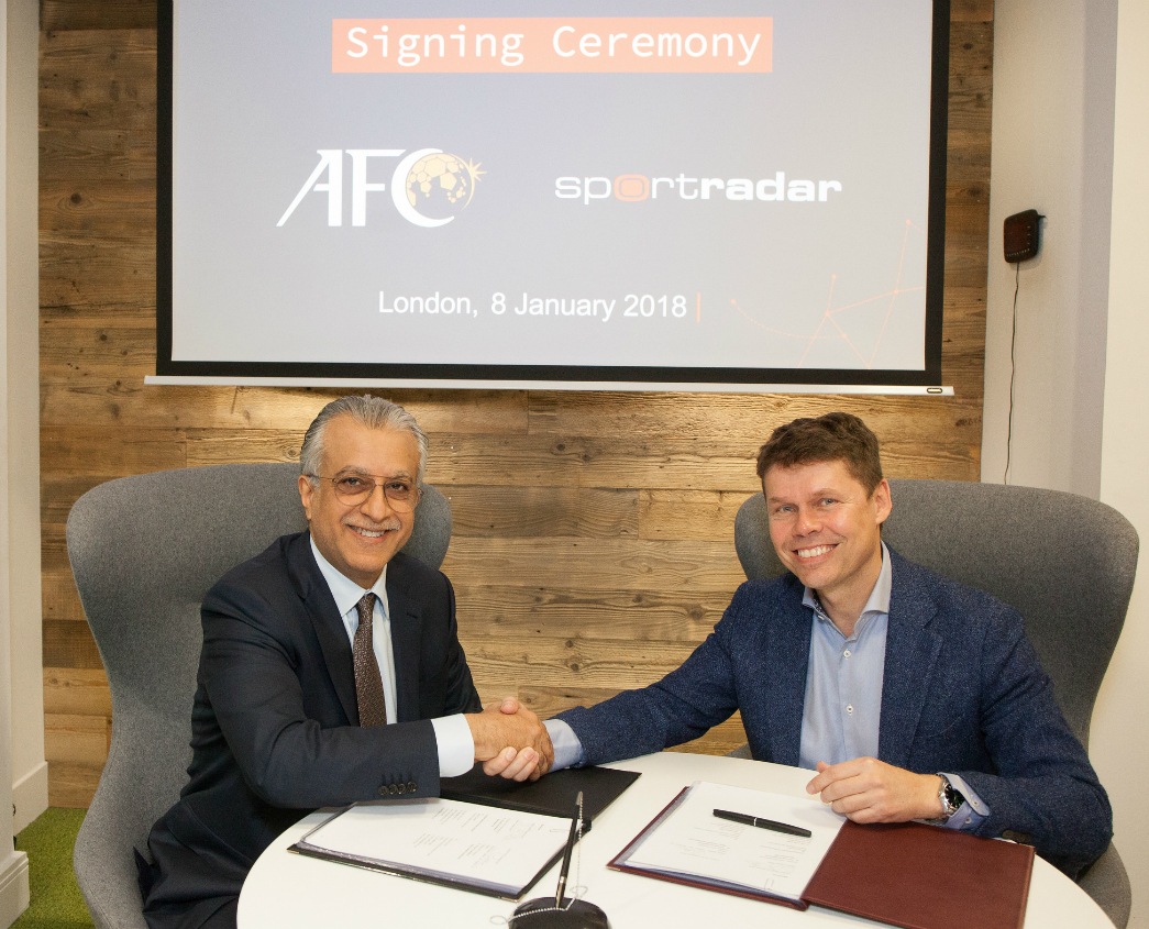 AFC extends and expands partnership with Sportradar