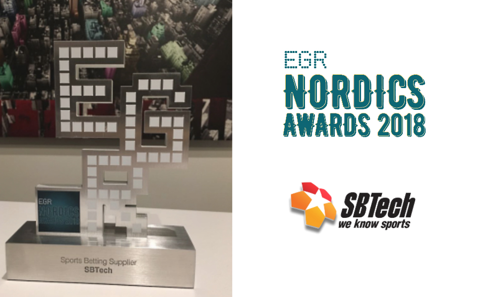 SBTech scores Best Sports Betting Supplier hat trick at EGR Nordics Awards 2018