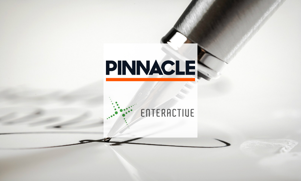 Pinnacle pens Enteractive partnership