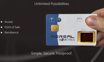 MeReal Biometrics Combines Biometrics and NFC Technologies for New Card Solution