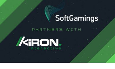 SOFTGAMINGS PARTNERS WITH KIRON INTERACTIVE
