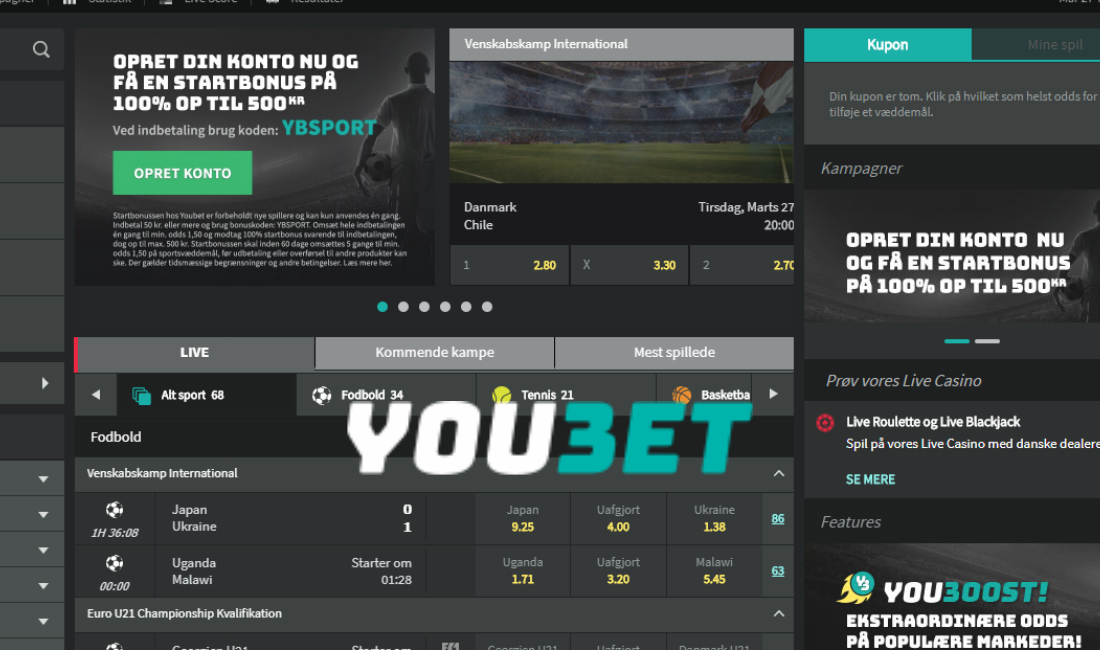 SBTech launches latest Danske Spil site Youbet.dk