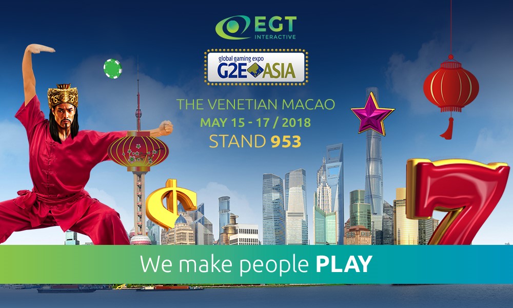 EGT at G2E Asia 2018