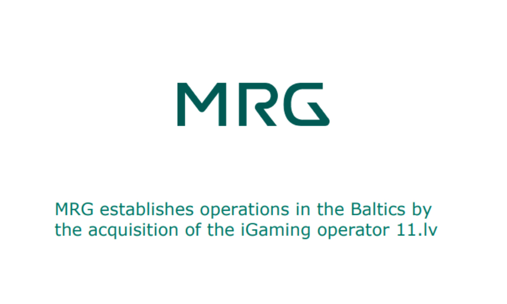 MRG establishes operations in the Baltics by the acquisition of the iGaming operator 11.lv