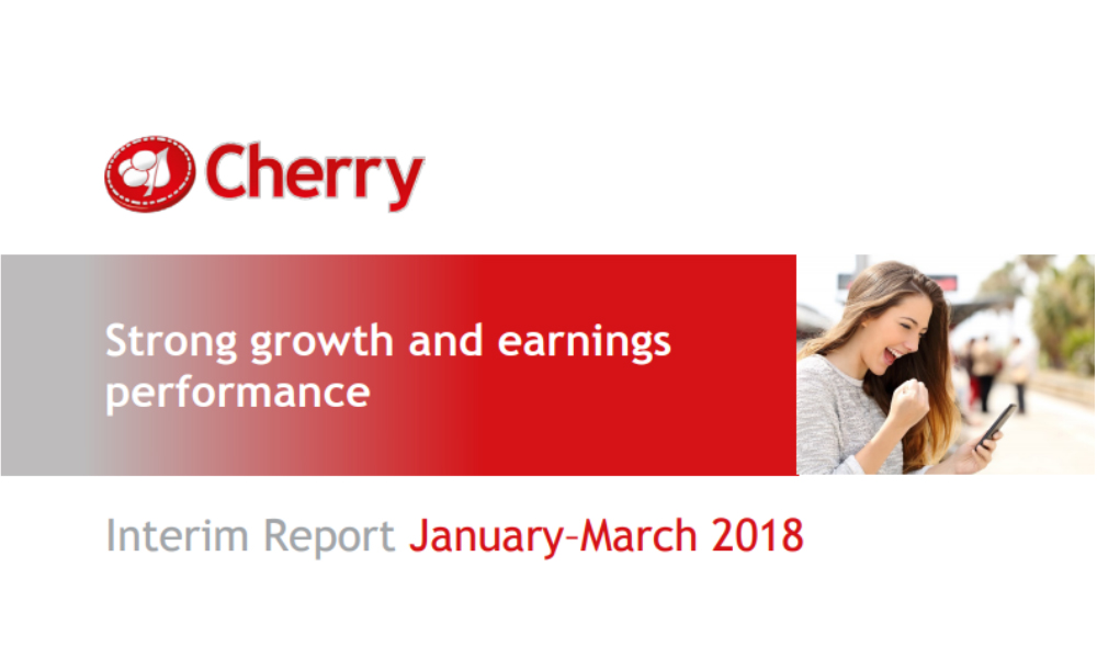 Cherry Interim Report January–March 2018