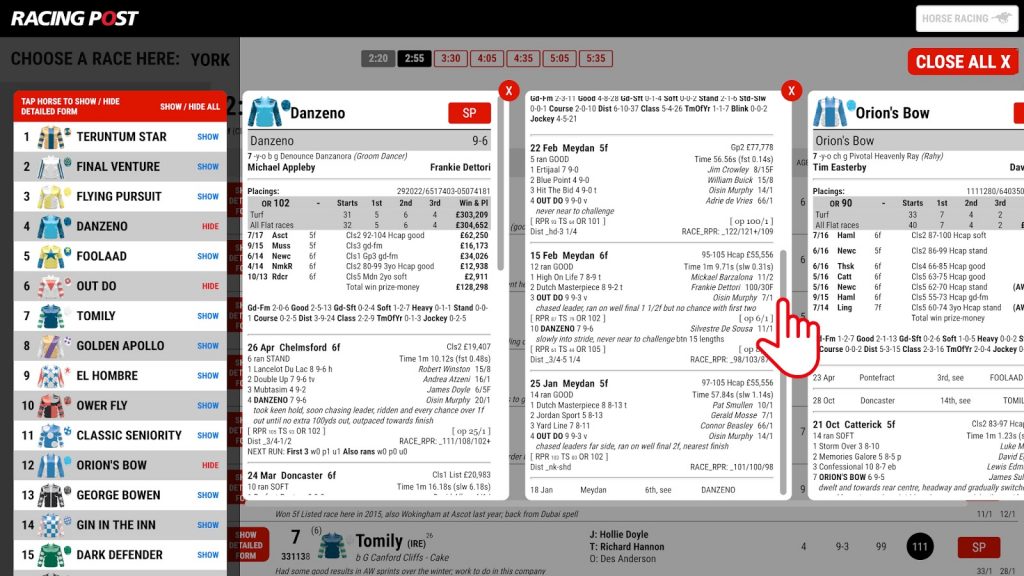 RACING POST B2B UNVEIL NEW RACING POST TOUCH