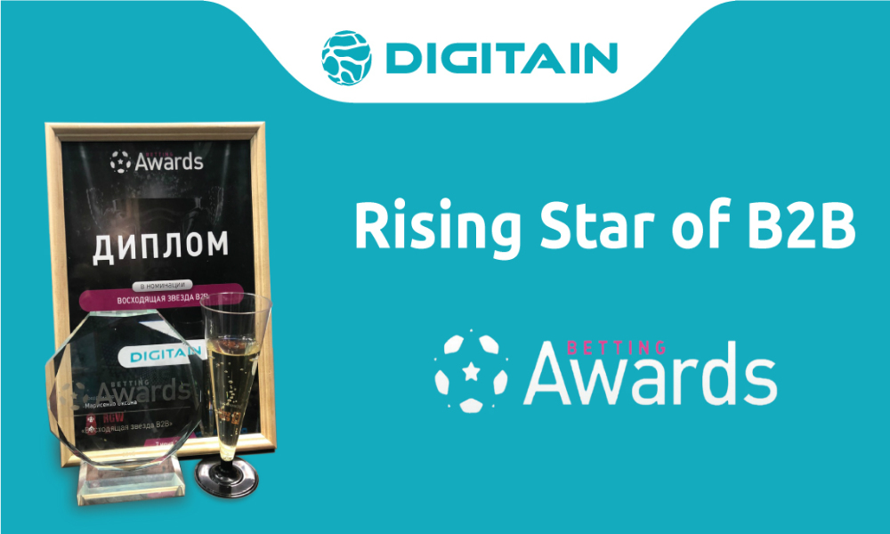 Digitain Gains Rising Star of B2B Award at Russian Gaming Week