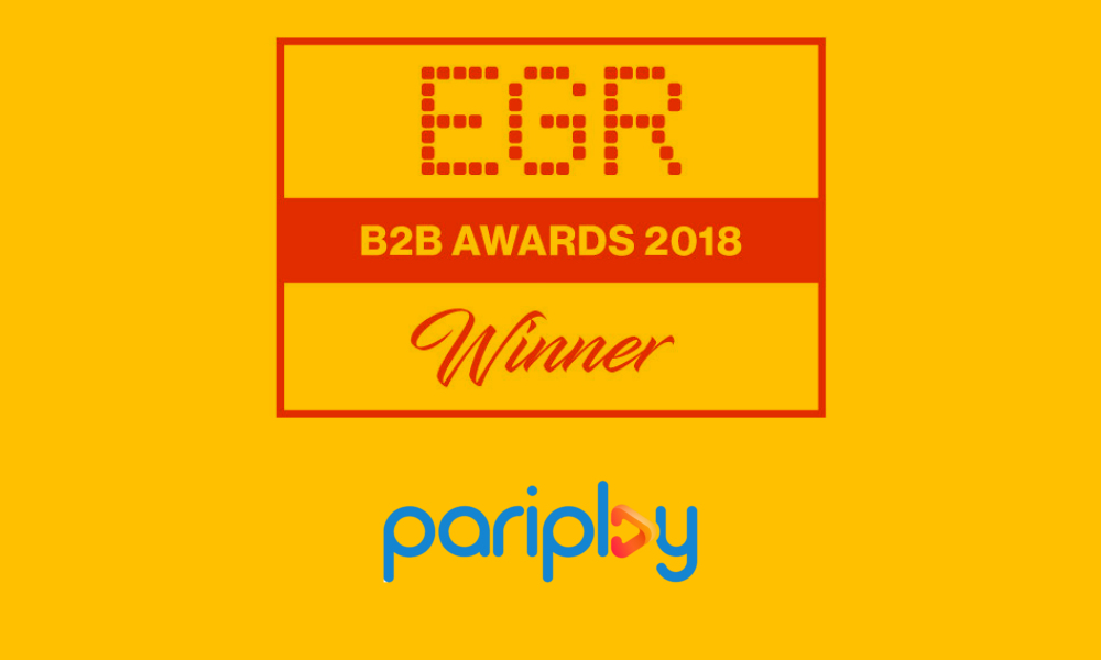 Pariplay Wins ‘Mobile Gaming Software’ 2018 EGR B2B Award