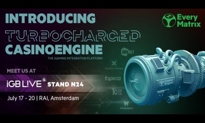 EveryMatrix introduces Turbocharged CasinoEngine at the first edition of iGB L!ve