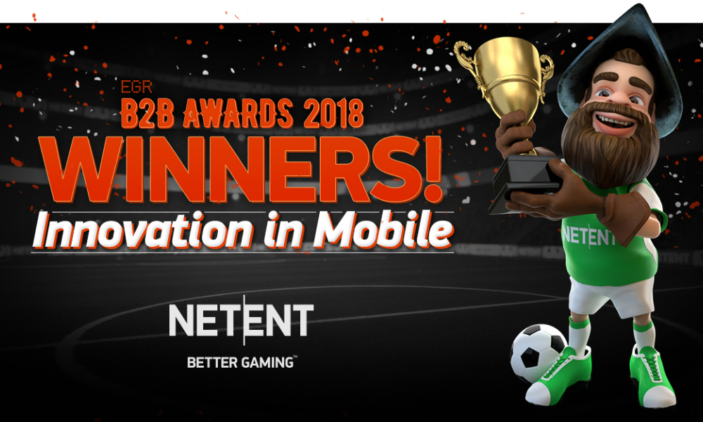 NetEnt underlines another year of achievement with EGR B2B Awards win