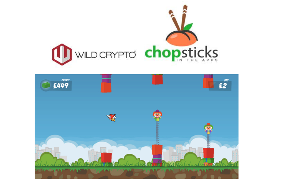 Wild Crypto first to launch Chopsticks in the Apps skill-based games