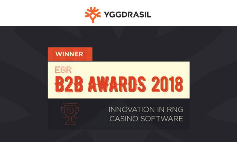 Yggdrasil underlines credentials with another EGR B2B award