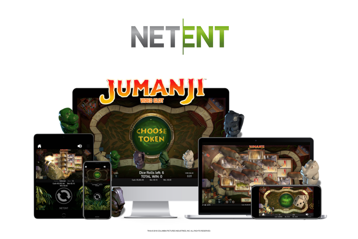 NetEnt announces the release of Jumanji, a first of its kind online video slot