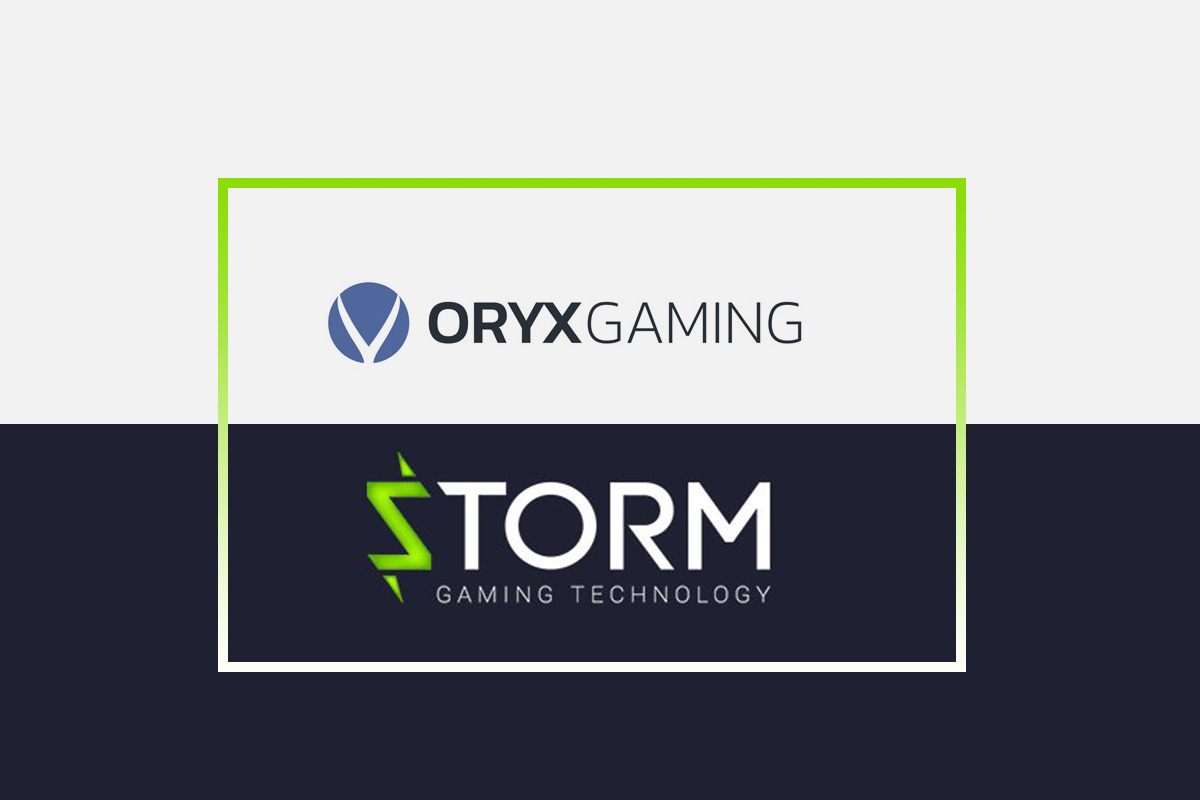 ORYX partners up with Storm Gaming Technology