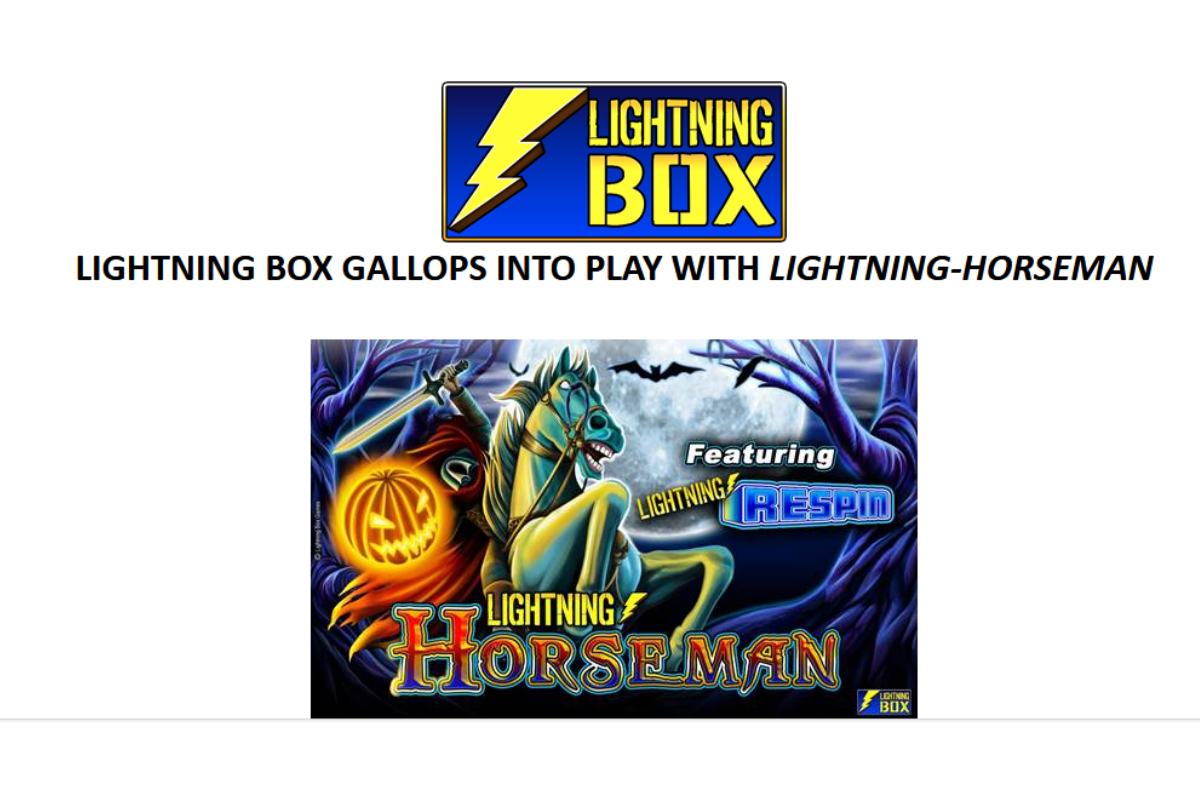 Lightning Box Gallops Into Play With Lightning-Horseman