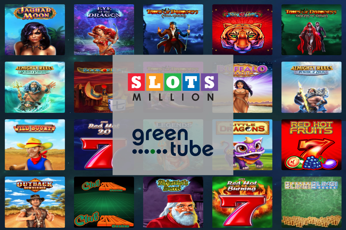 SlotsMillion adds leading content from Greentube