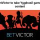 BetVictor to take Yggdrasil games content