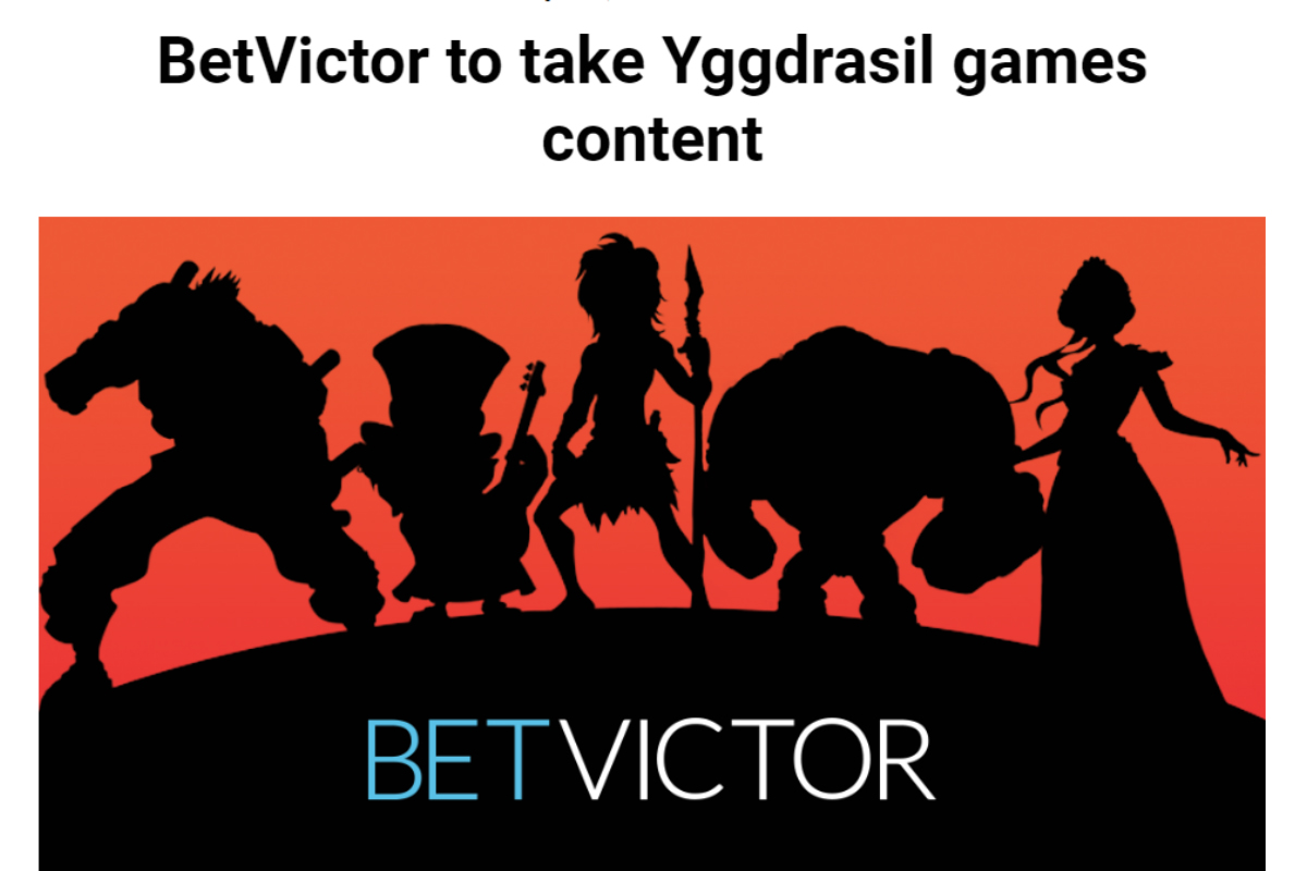 BetVictor to take Yggdrasil games content