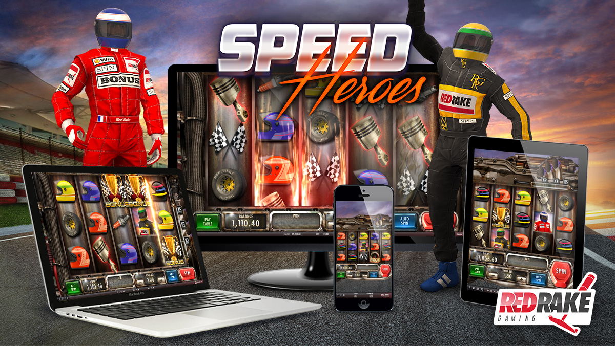 SPEED HEROES: RED RAKE GAMING's new video slot machine that will drive racing enthusiasts wild