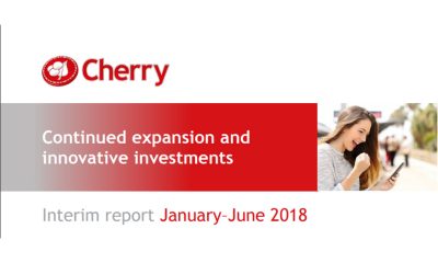 Cherry Interim Report January–June 2018