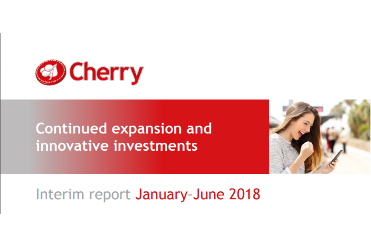 Cherry Interim Report January–June 2018