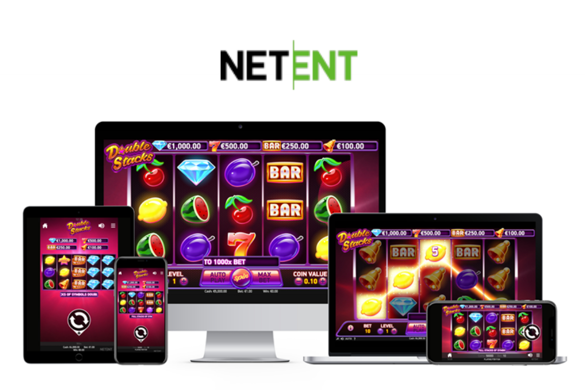 NetEnt celebrates classic Fruits and Fanfare with Double Stacks