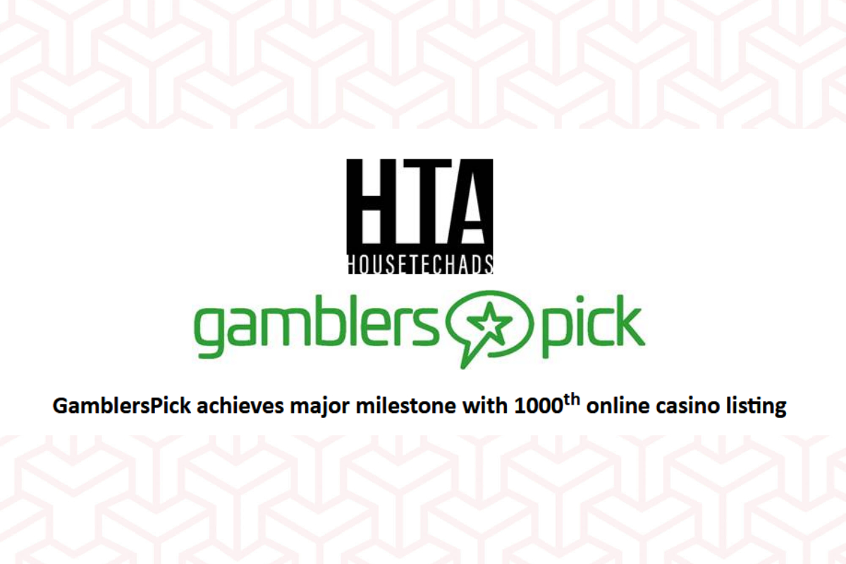 GamblersPick achieves major milestone with 1000th online casino listing