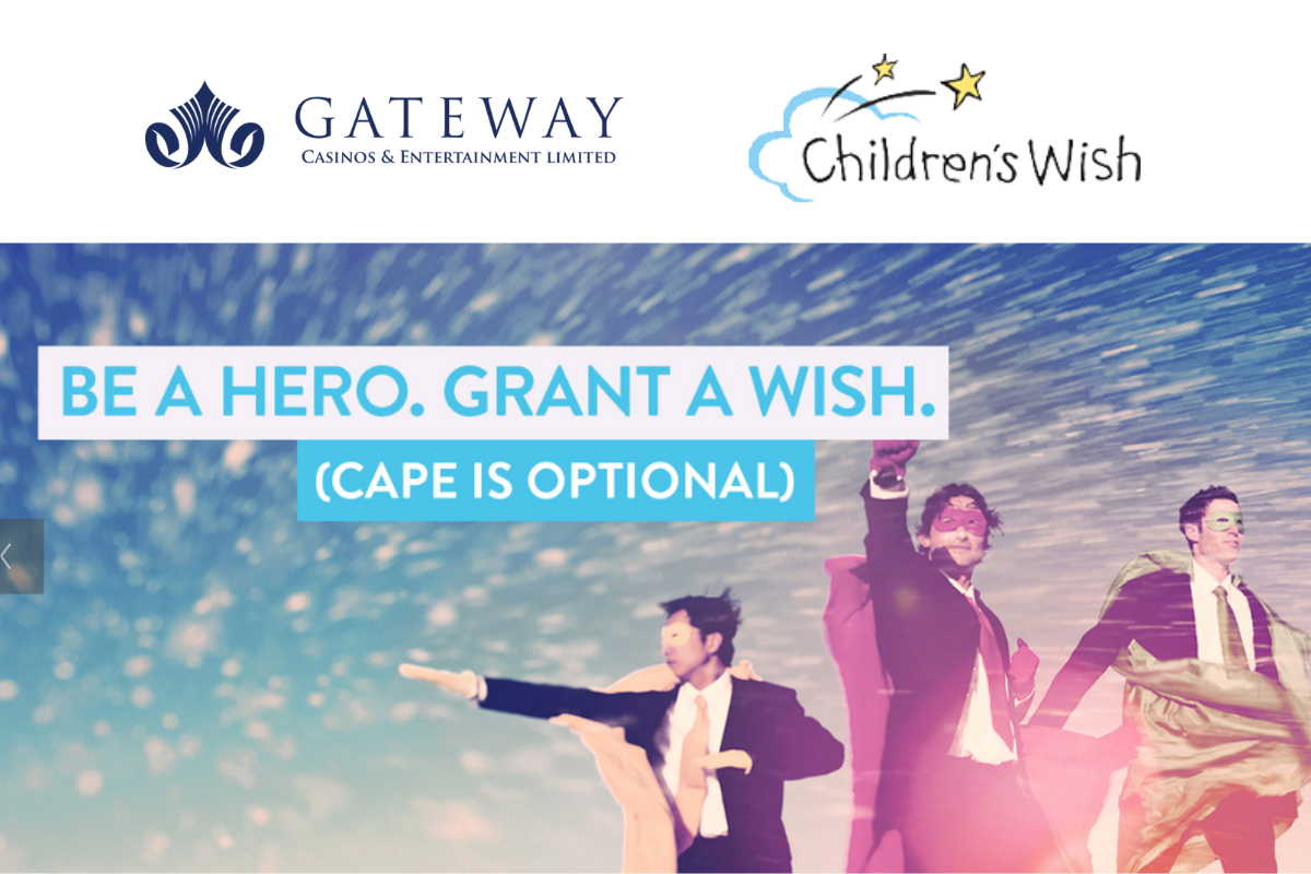 Gateway Casinos Signs on as a National Partner with Children's Wish Foundation to Grant the Wishes of Sick Kids