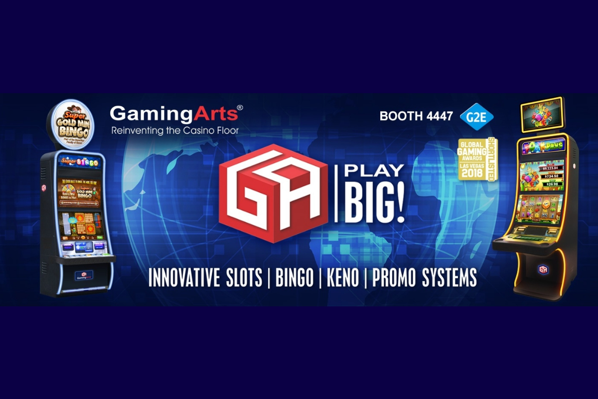 Gaming Arts Showcases New Products and Demonstrates its Ability to "Play BIG!" at G2E 2018