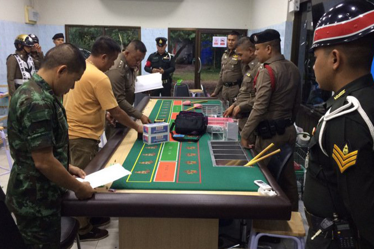 Thailand police busts gambling ring