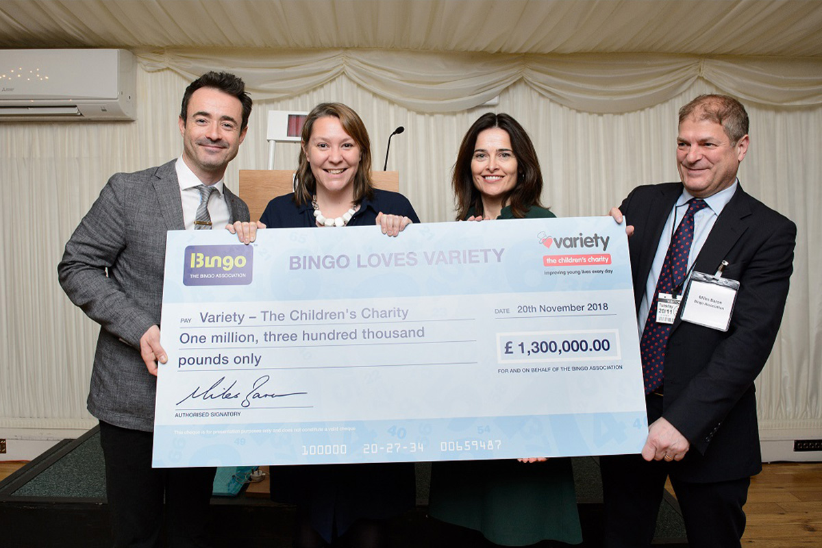 The Bingo Association donates £1.3 Million to charity