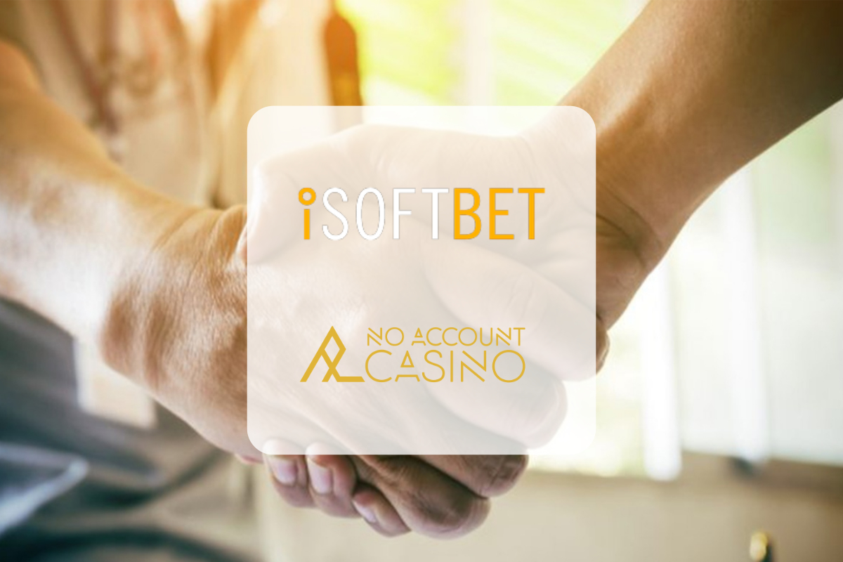 iSoftBet agrees NoAccountCasino content partnership