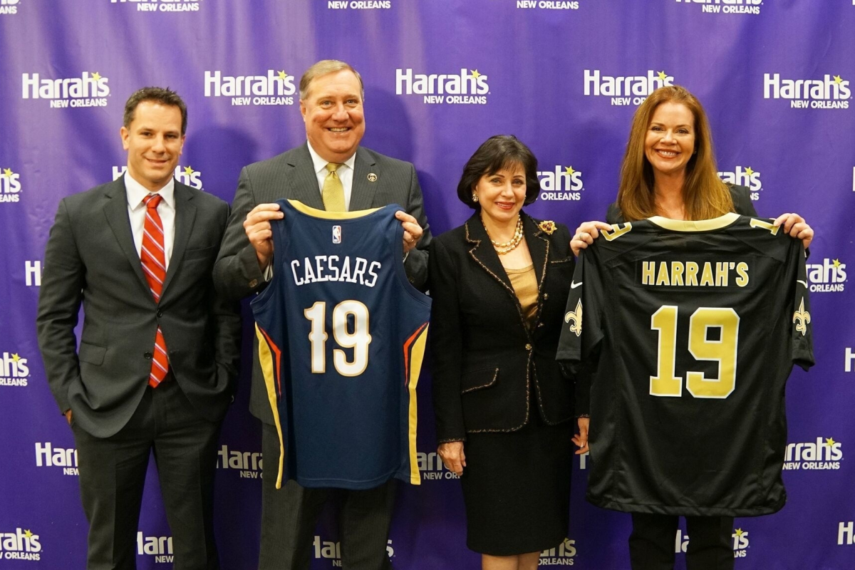 New Orleans Saints and Pelicans Select Harrah's New Orleans As First Official Casino Partner