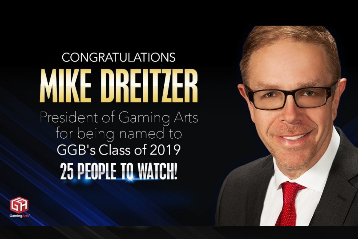 Gaming Arts President Mike Dreitzer Named to '25 People to Watch' in Gaming For 2019