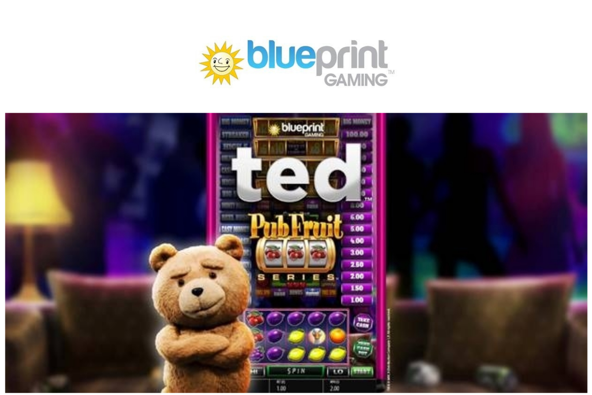 Mischievous ted thunders into Blueprint Gaming’s Pub Fruit Series