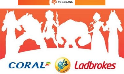 Yggdrasil agrees slots content deal with GVC’s Ladbrokes, Coral and Gala brands