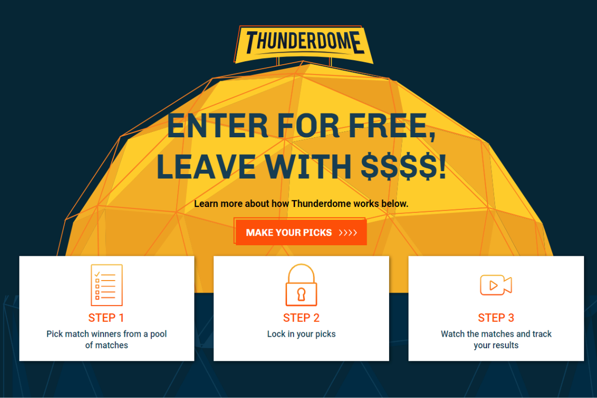 Esports Sportsbook, Rivalry Launches Thunderdome