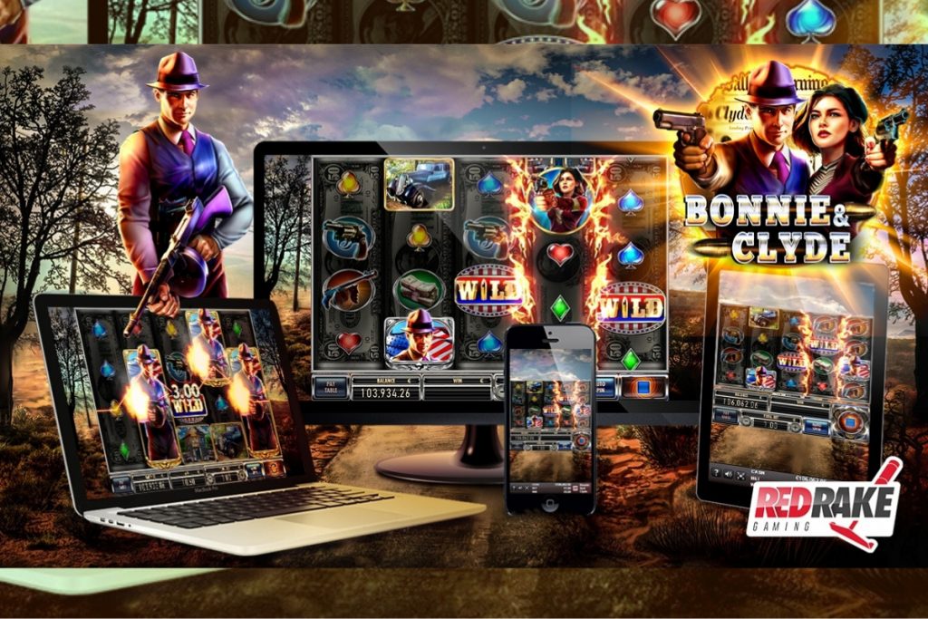  the new Bonnie & Clyde video slot from Red Rake Gaming