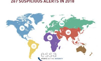 ESSA reports 267 suspicious betting alerts in 2018