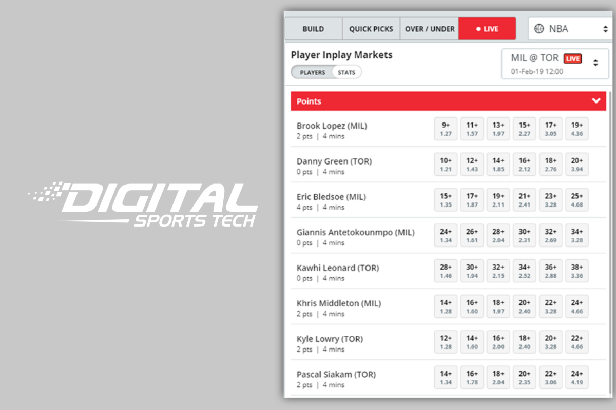 Digital Sports Tech unveils Player Props Data Feed