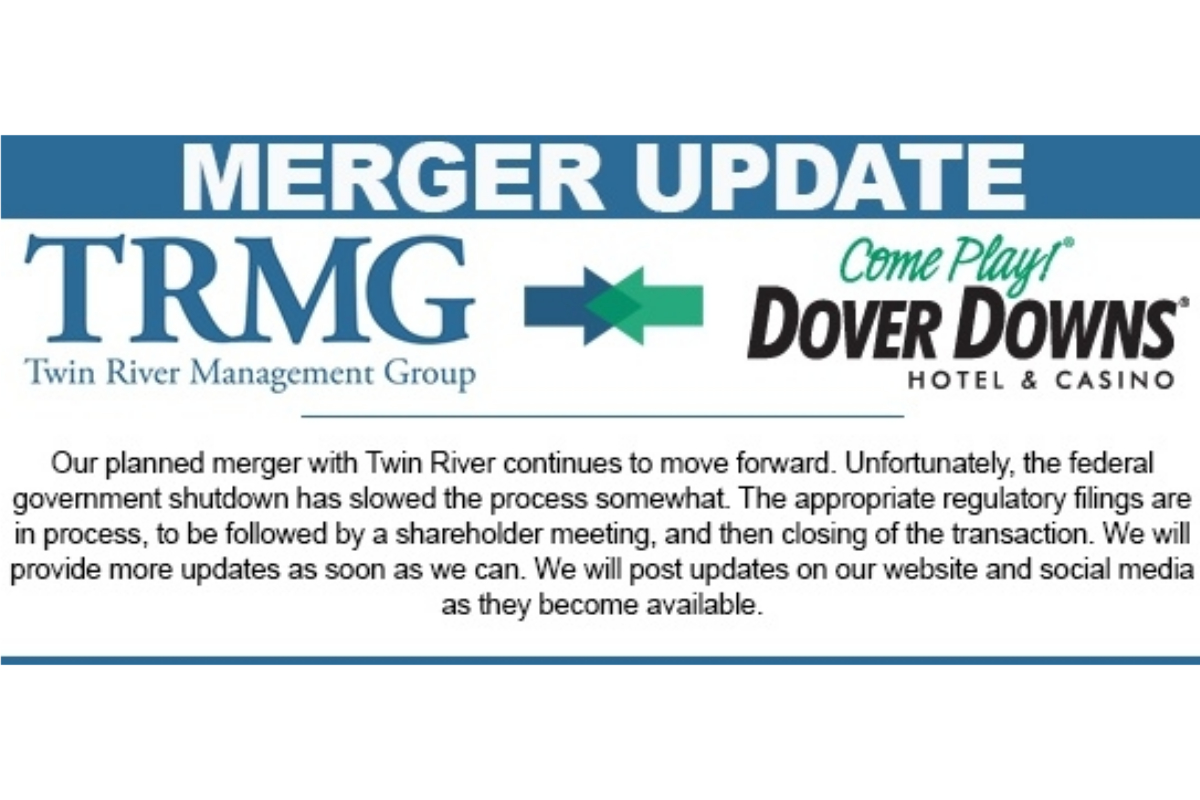 Dover Downs Special Meeting to Approve Merger with Twin River Scheduled for March 26, 2019