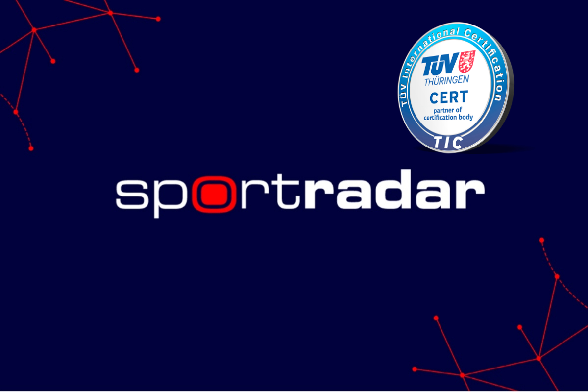 Sportradar’s German Data Production Unit Receives re-certification for ISO 9001:2015 from TÜV Thuringia