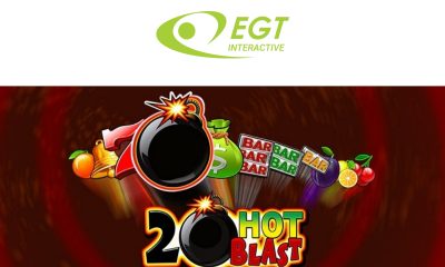 EGT Interactive with the new videoslot 20 Hot Blast