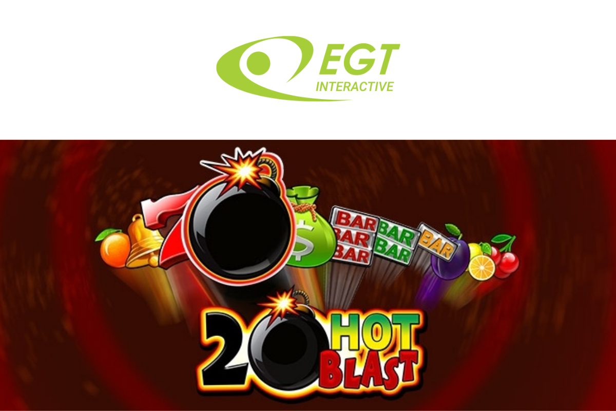 EGT Interactive with the new videoslot 20 Hot Blast