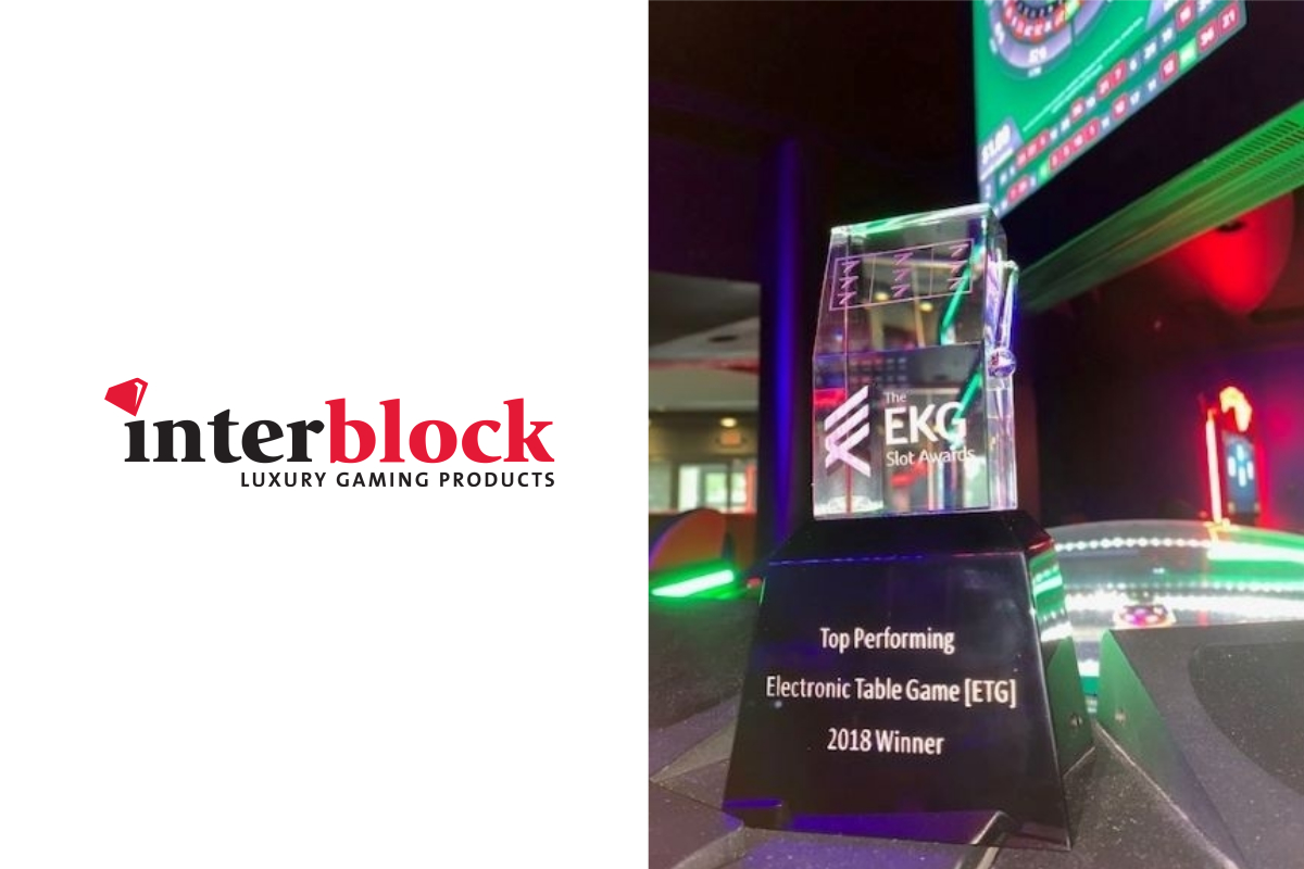 Interblock wins Top Performing Electronic Table Game at EKG awards