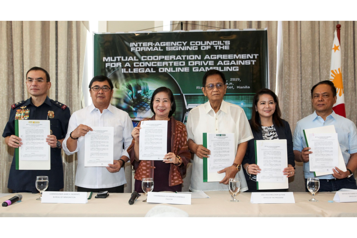 PAGCOR and four other agencies intensify drive vs. illegal online gambling