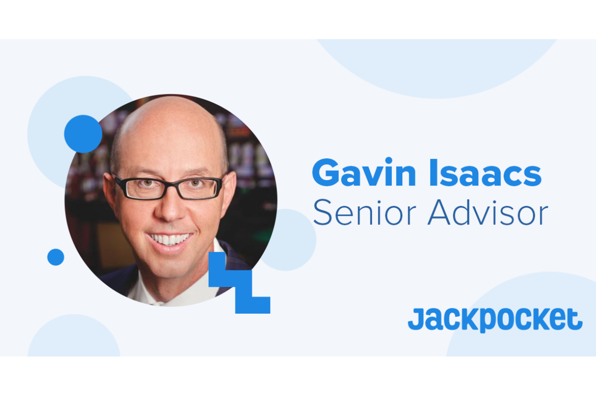 Jackpocket Announces Gaming Industry Veteran Gavin Isaacs as Senior Board Advisor at Betting on Sports America