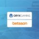 ORYX Gaming rolls out games with Betsson Group