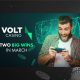 Two players win big at Volt Casino in March