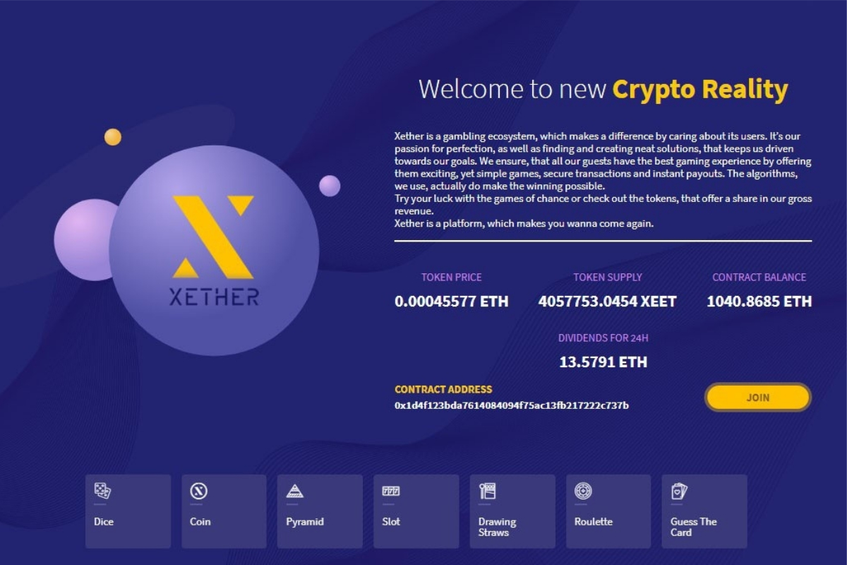 Xether Launches Transparent Gambling Ecosystem On Smart Contracts